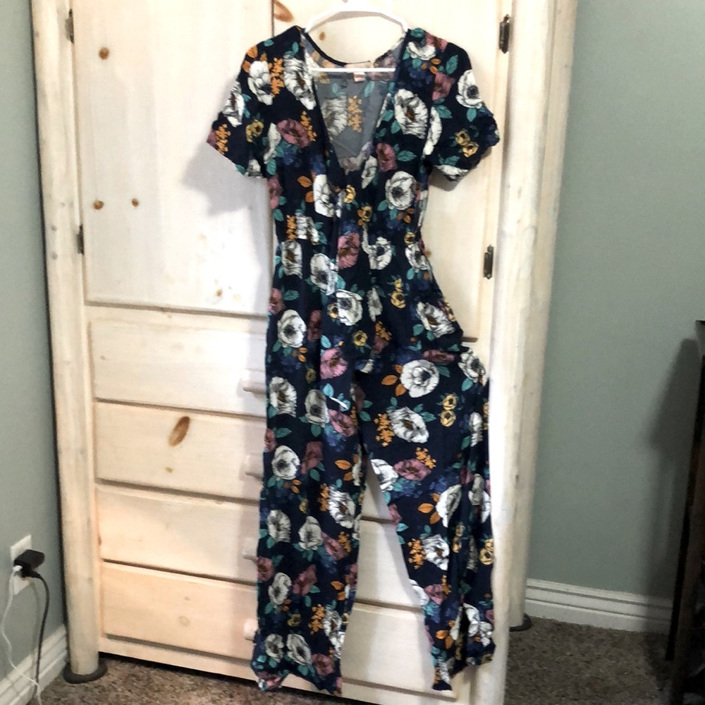 Floral jumpsuit worn once